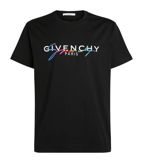 givenchy plain black t shirt|black and white givenchy shirt.